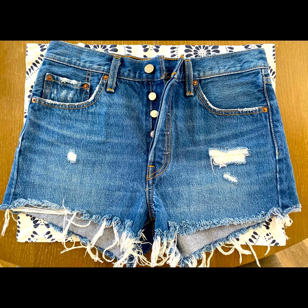 Levi 501 denim shorts